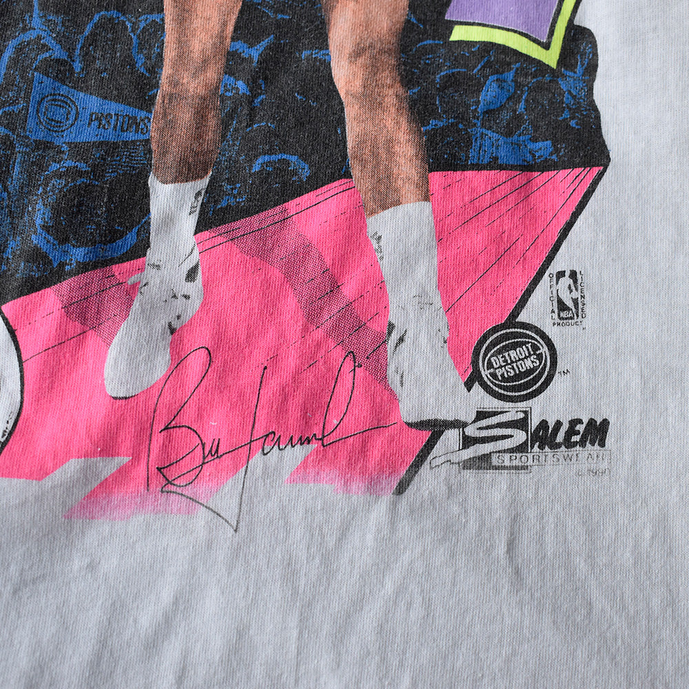 90's レア！ NBA Detroit Pistons “Bill Laimbeer“ Tシャツ 250804H