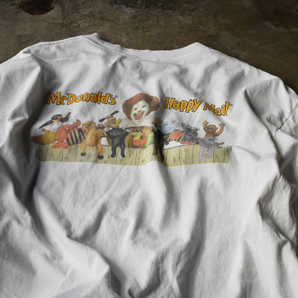 マクドナルド Happy Meal プリント Tシャツ 1990年 デルタ ヴィンテージ