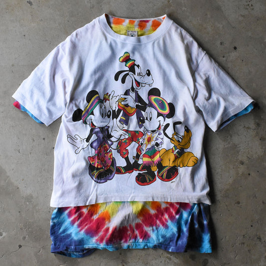 90's Disney キャラ クロップド Tシャツ 240702