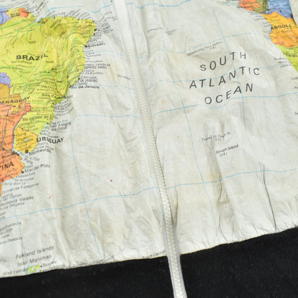 90's WEARIN' THE WORLD 世界地図 ペーパージャケット 260227H
