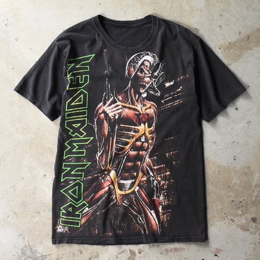 Y2K IRON MAIDEN “Cyborg Eddie” メタル ロック Tシャツ 250730