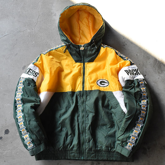GAME DAY By PHENOMTM "NFL Green Bay Packers" 中綿入り ナイロンジャケット 231217