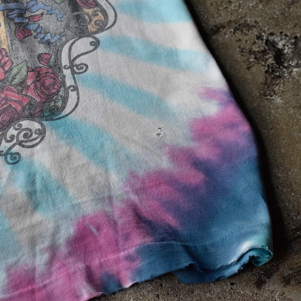 90's Grateful Dead “1965-1995” 30 Years スカルローズ タイダイ ロック Tシャツ 250729H
