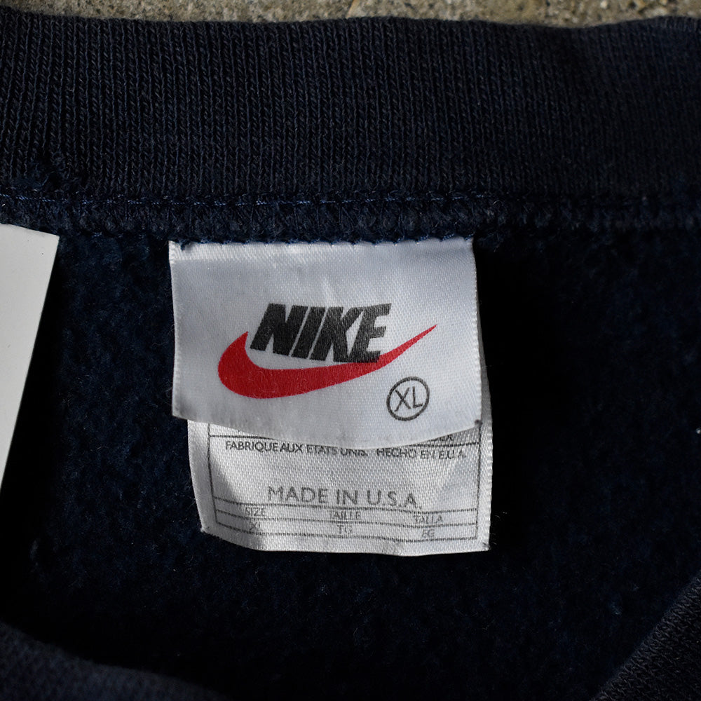 90's NIKE swoosh logo刺繍 スウェット USA製 231222H