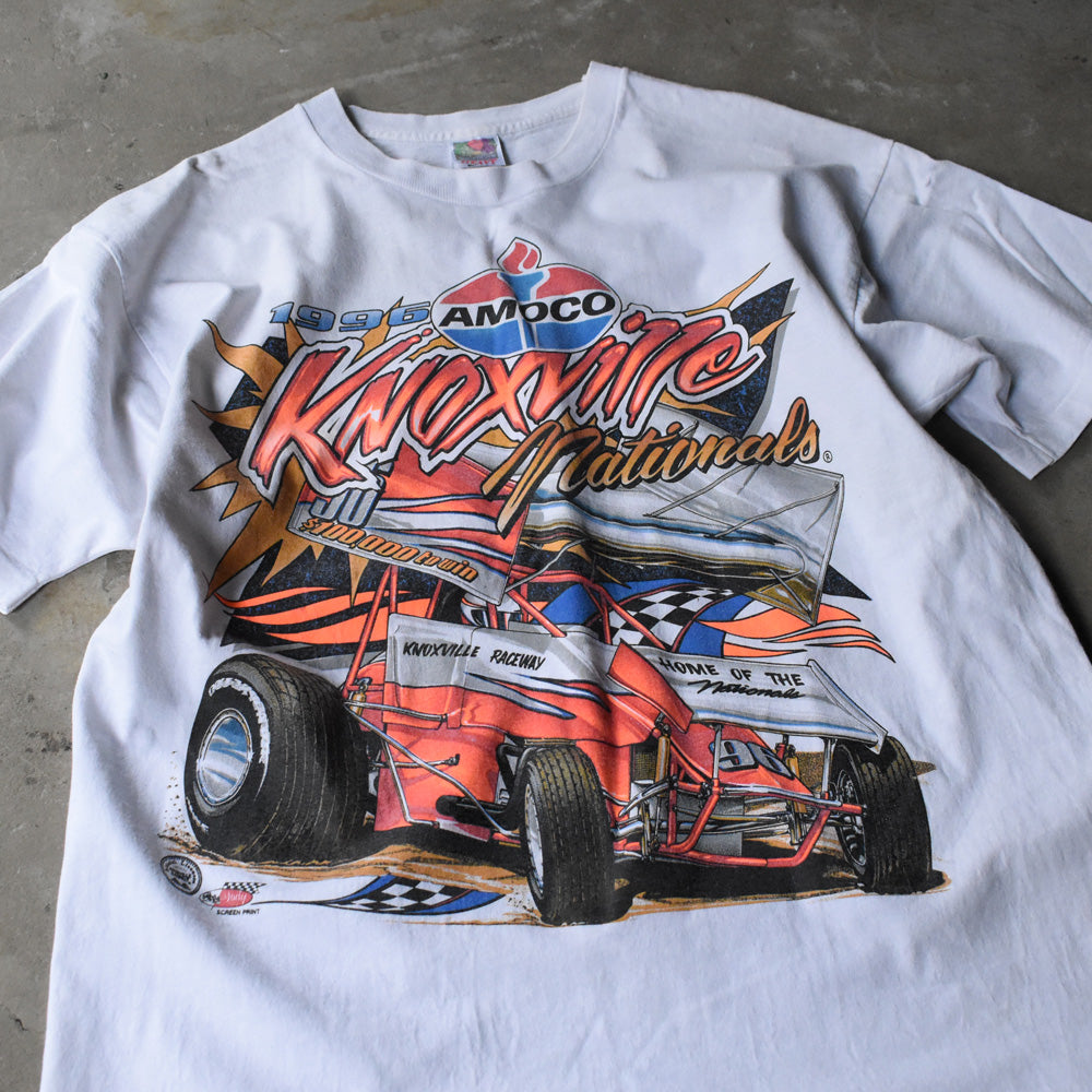 90’s “1996 Knoxville Nationals” 両面プリント レーシング Tシャツ USA製 240716