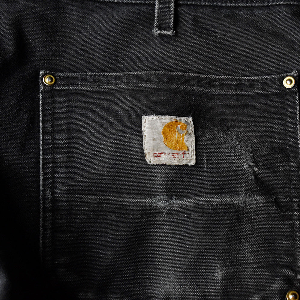 Y2K Carhartt ダブルニー ブラック！ ダック ペインターパンツ USA製 240213H