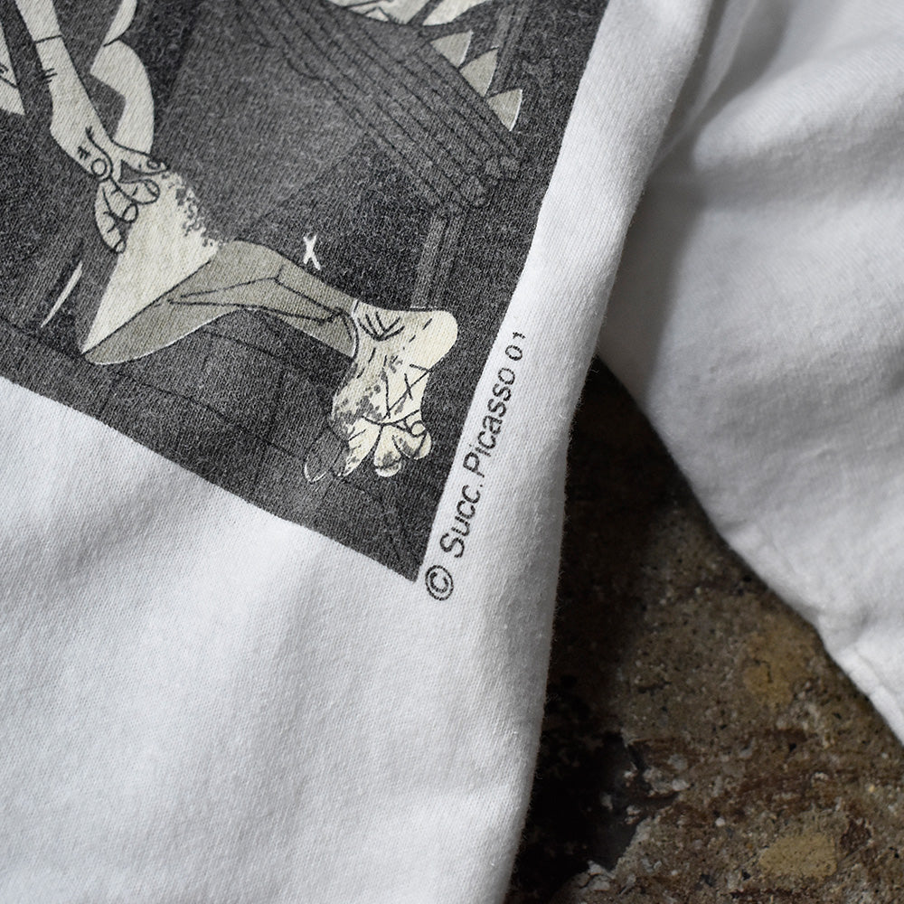 Y2K Pablo Picasso “Guernica” アート Tシャツ 250819H