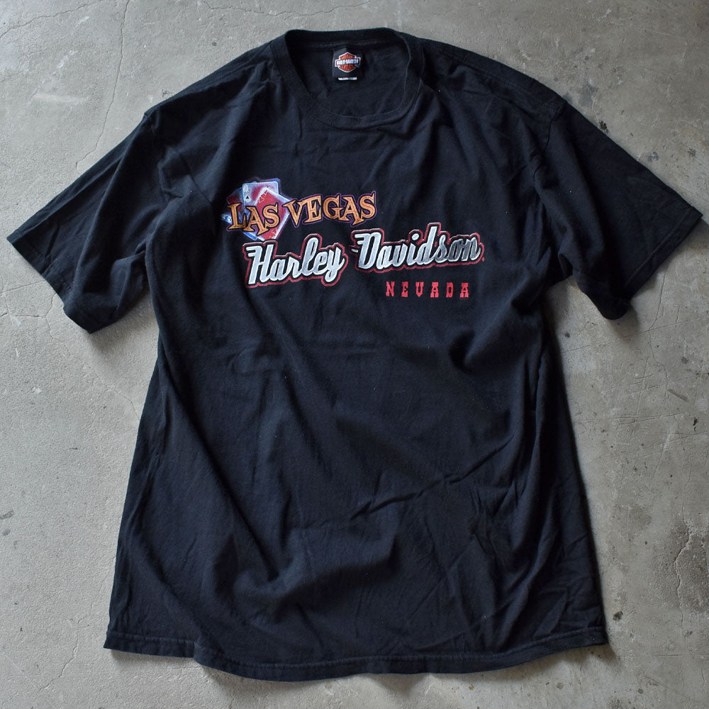 Y2K Harley-Davidson 両面プリント Tシャツ 231001