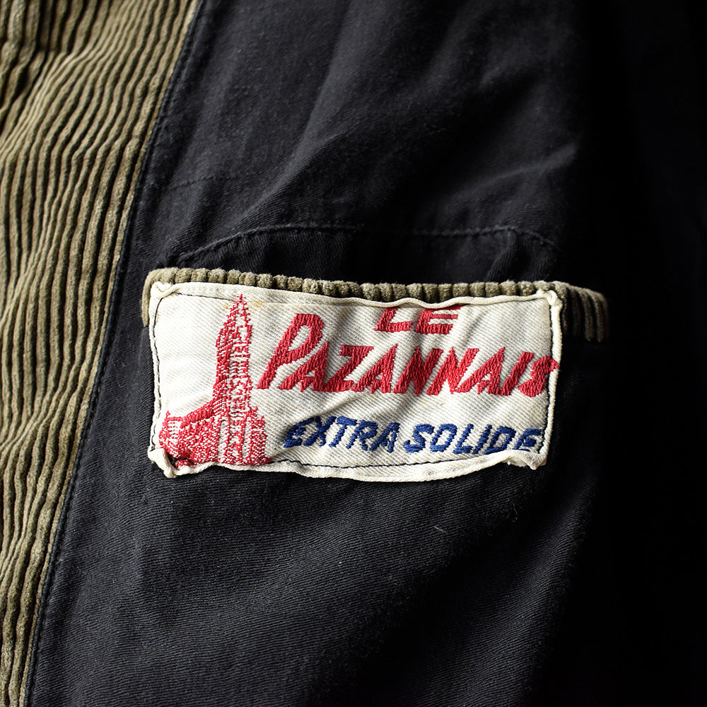 50's LE PAZANNAIS フレンチワーク 太畝コーデュロイジャケット 250730H