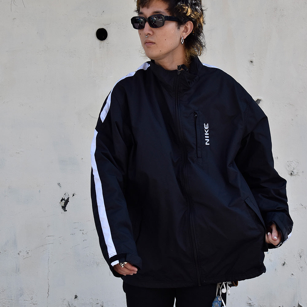 Y2K NIKE フルジップ ナイロンジャケット 231008H