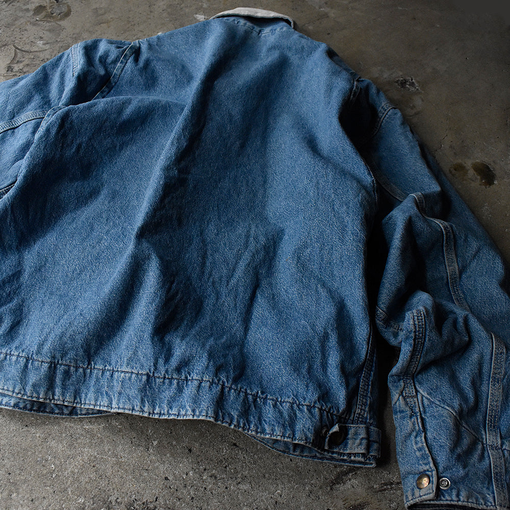80's Carhartt デニム デトロイトジャケット キルティングライナー 230923H