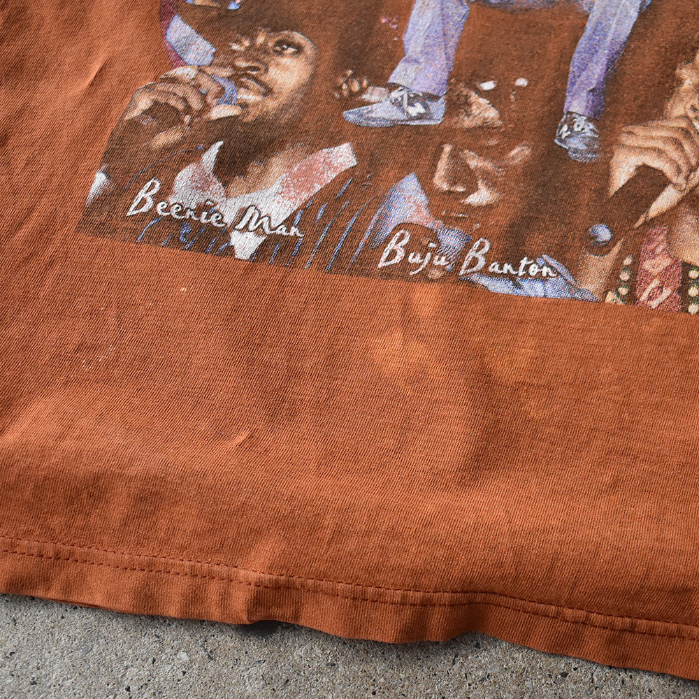 90's　JAH RASTA FARI！　Bob Marley/Luciano/Sizzla/Anthony B/COCOA TEA etc　HIM Reggae Tee　230703H
