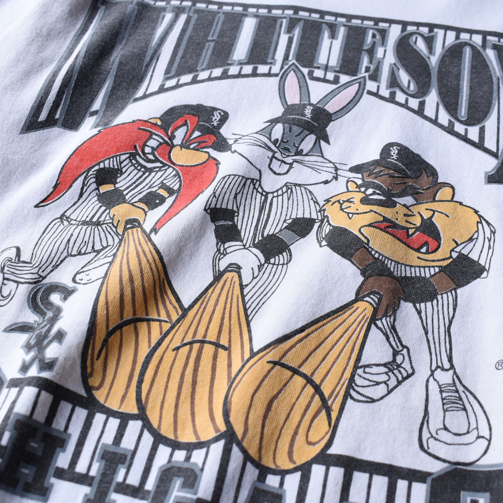 90’s Looney Tunes ”MLB CHICAGO WHITE SOX” キャラクター Tシャツ USA製 250529