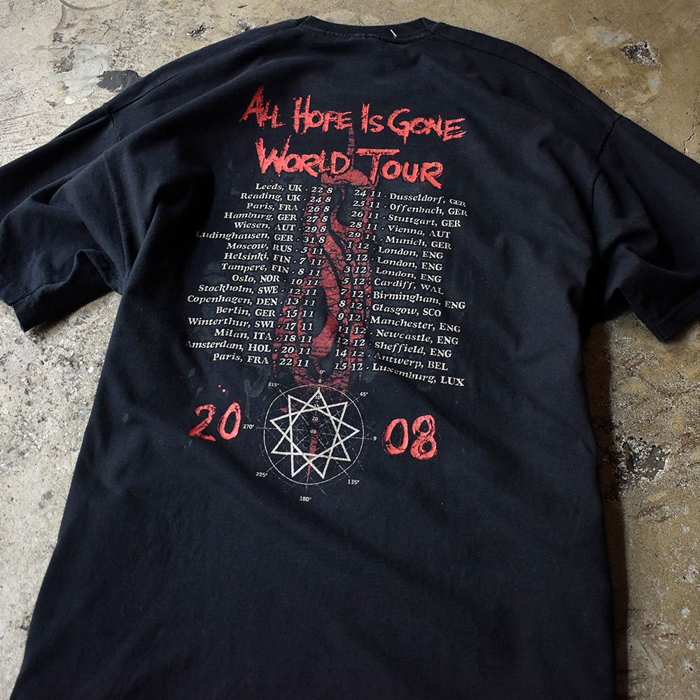 Y2K Slipknot “All Hope Is Gone” World Tour ロック Tシャツ 250814H