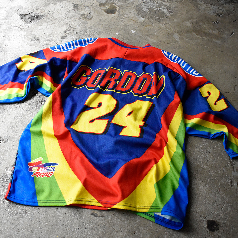 90's Racing “Jeff Gordon“ AOP！ ロングスリーブシャツ USA製 240225H