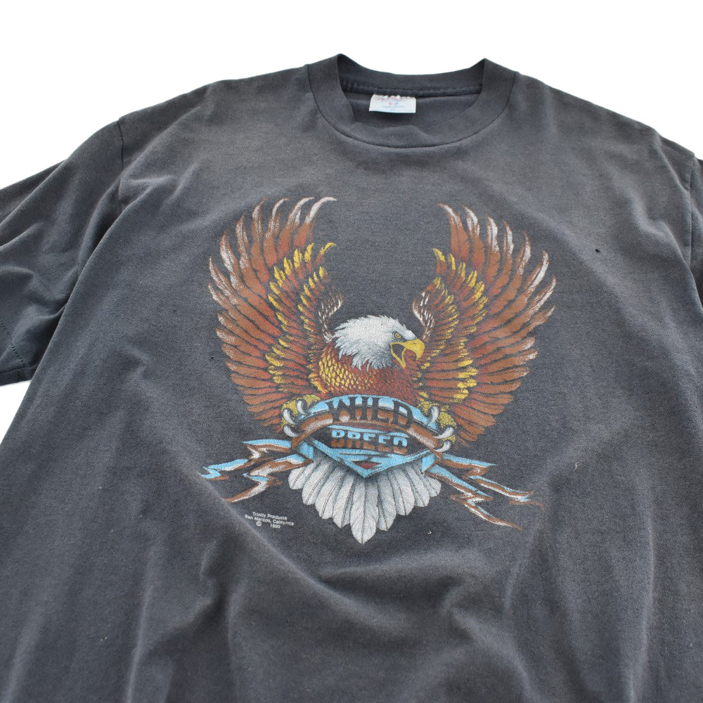90's WILD BREED イーグル バイカーTシャツ 260731H