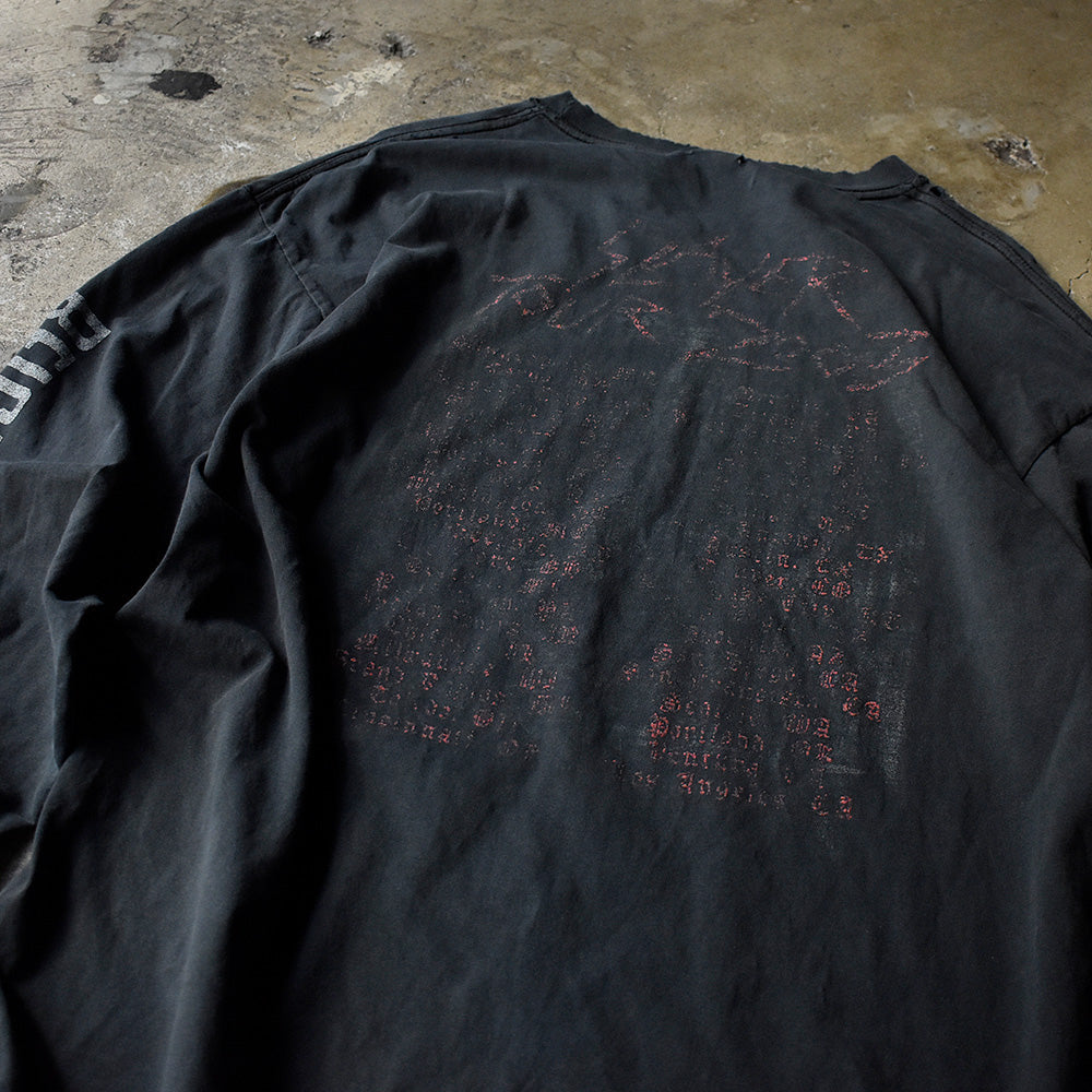 Y2K Slayer “Reign in Blood” 2003Tour ロングスリーブTシャツ 240113H