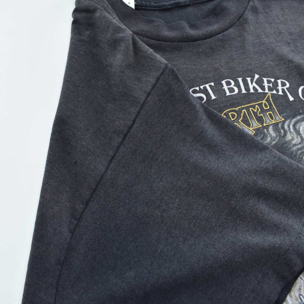 90's 3D Emblem/HARLEY-DAVIDSON "The Last Biker on Earth" ハーレーTシャツ 260501H