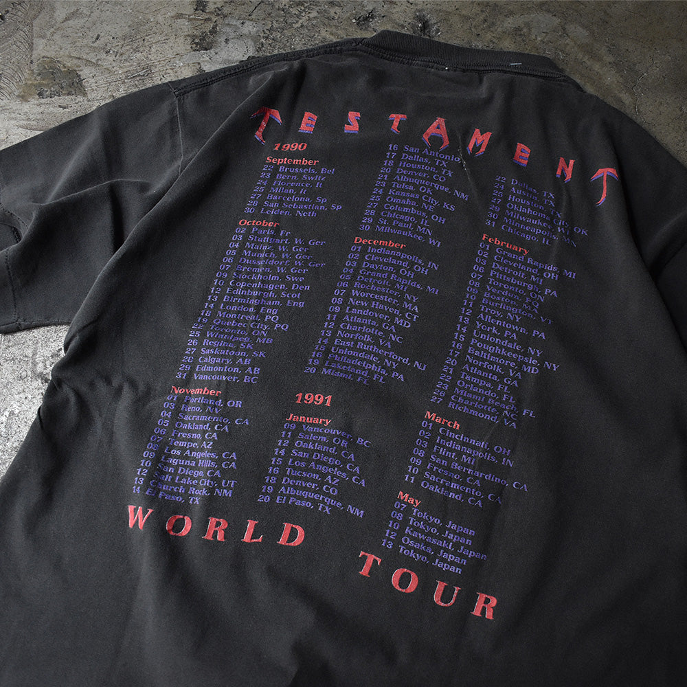 90's　TESTAMENT/テスタメント　World Tour Tee　230428H