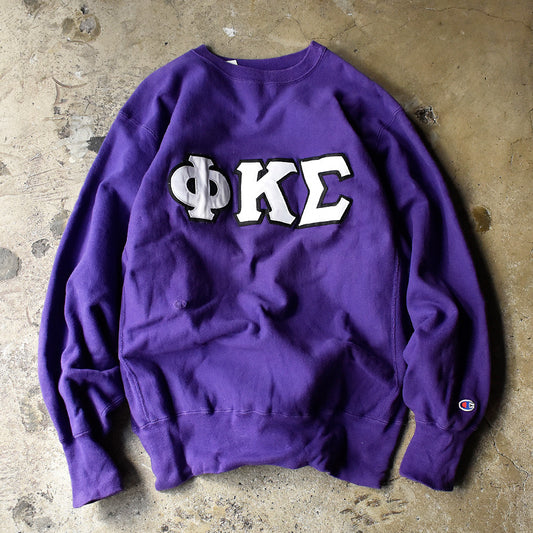 90’s Champion “ΦΚΣ“ ワッペン リバースウィーブ スウェット USA製 240213H