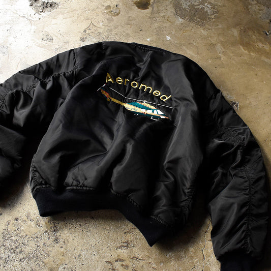 Y2K “Aeromed” MA-1 フライトジャケット 231109H