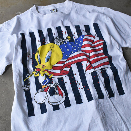 90's Looney Tunes ”TWEETY” キャラ Tシャツ USA製 240531
