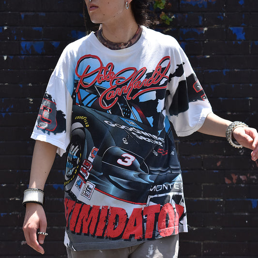 90's～　AOP！　CHASE authentics　Racing Tee　USA製　230630H