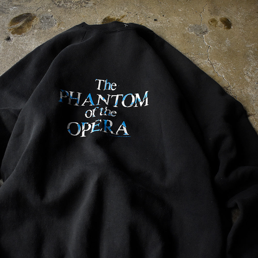 80’s “The Phantom of the Opera” 蓄光プリント！ ミュージカル スウェット USA製 231115H