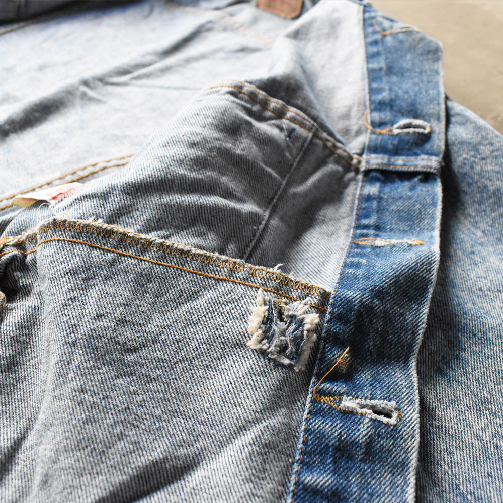 90’s Levi's 70507-0219 ケミカルウォッシュ デニムジャケット USA製 250520