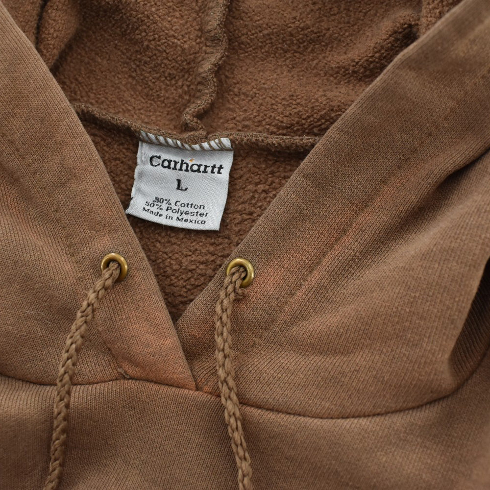 Y2K Carhartt 刺繍ロゴ フェード スウェットパーカー 260929H