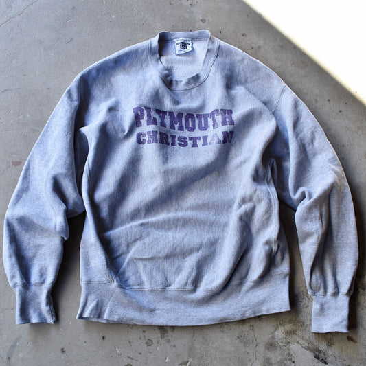90’s Lee “PLYMOUTH CHRISTIAN” リバースタイプスウェット 231124