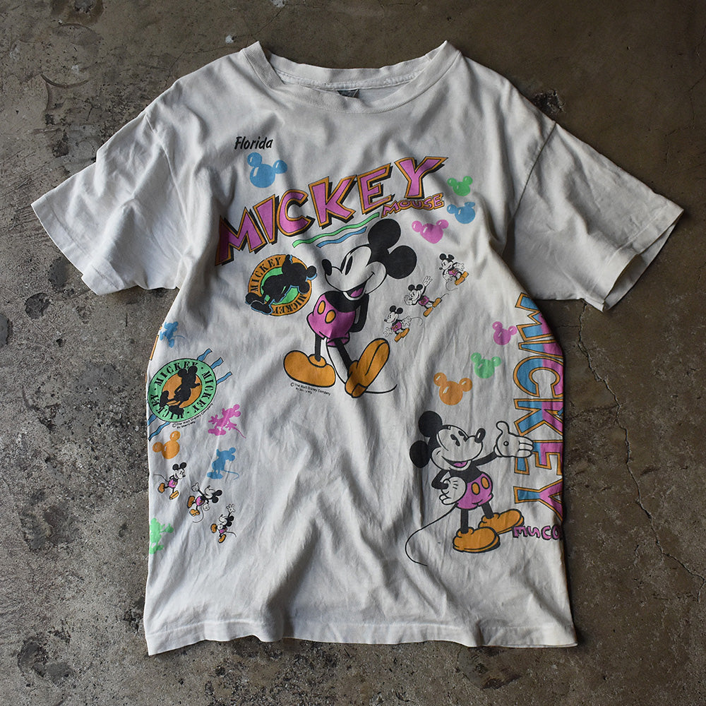 90's　Disney/ディズニー　Mickey/ミッキー　マルチ！Tee　230719H