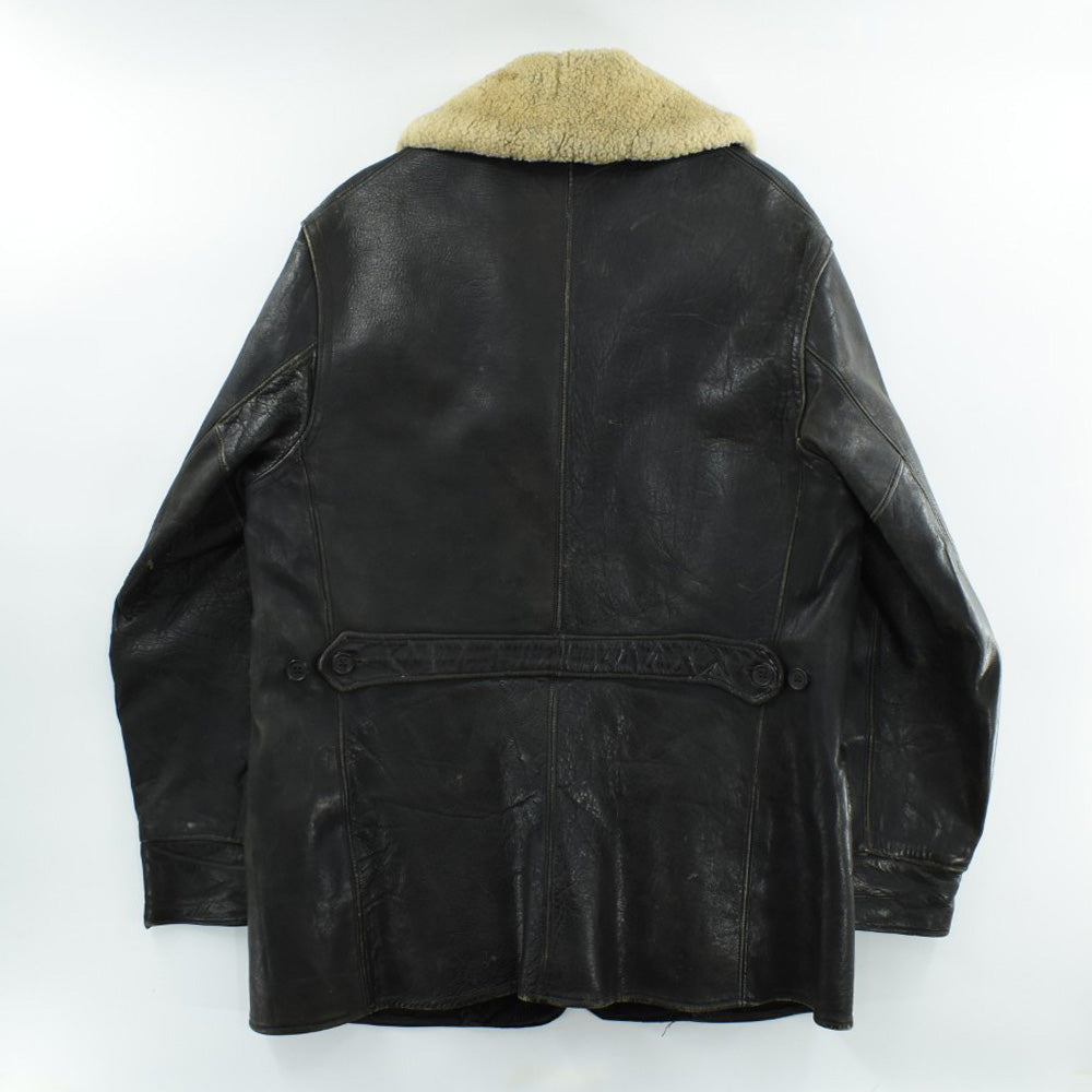 30’s GENUINE HORSEHIDE シングル レザーカーコート 260106H