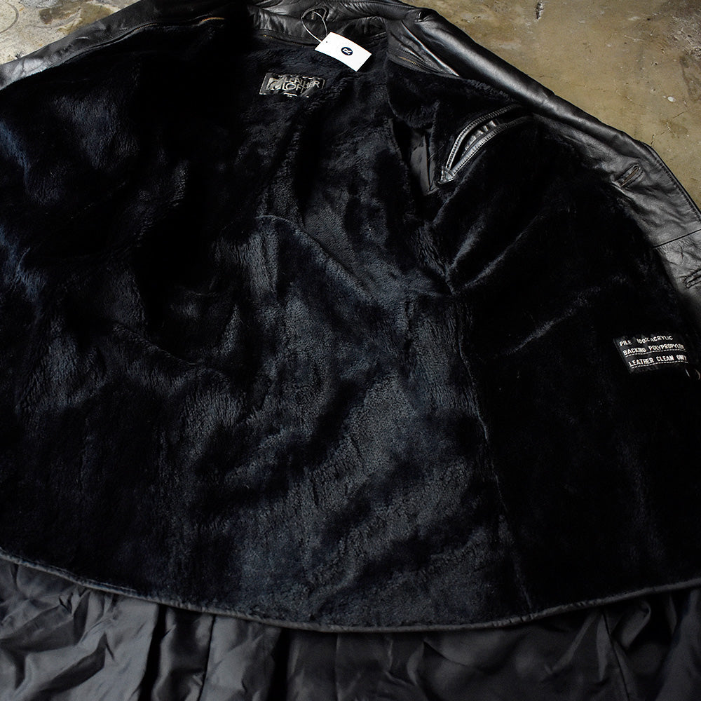 80's Leather Loft レザートレンチコート 231225H
