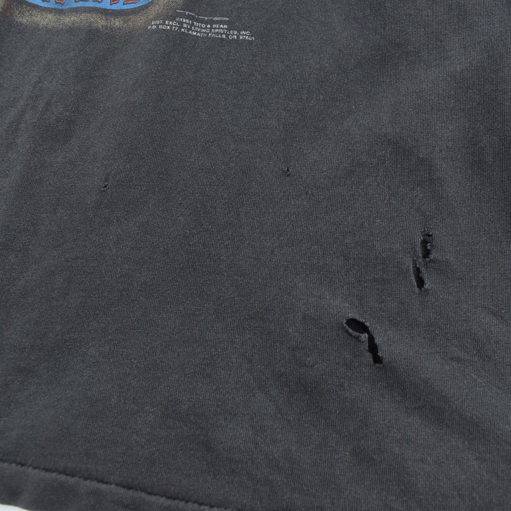 90's Living Epistles "BORN TO DIE" ジーザス ハーレー パロディTシャツ USA製 260818H