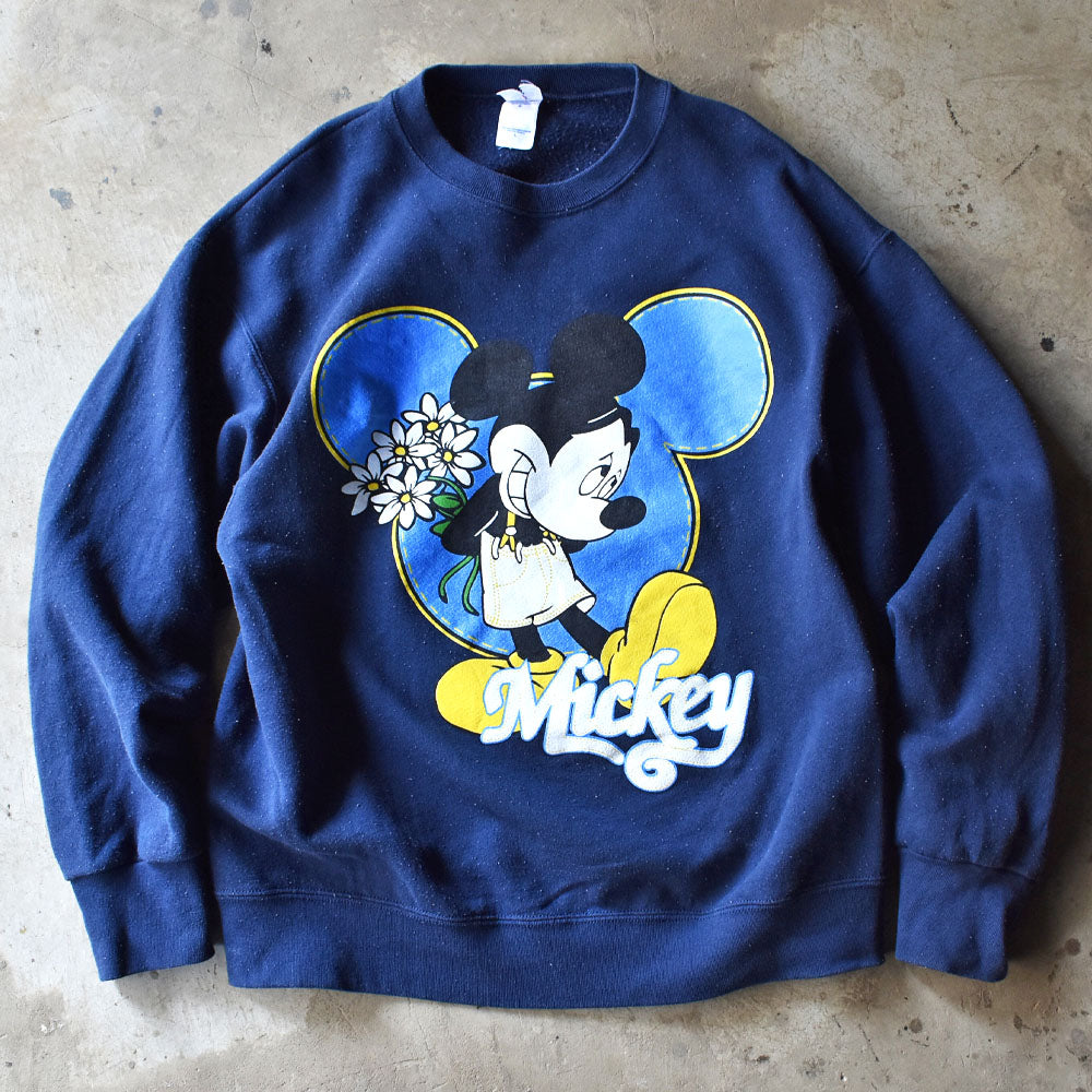 90’s Disney “Mickey“ スウェット USA製 240307