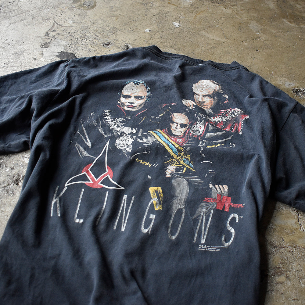 90's STAR TREK “Starfleet＆Klingons” Tシャツ 240901H