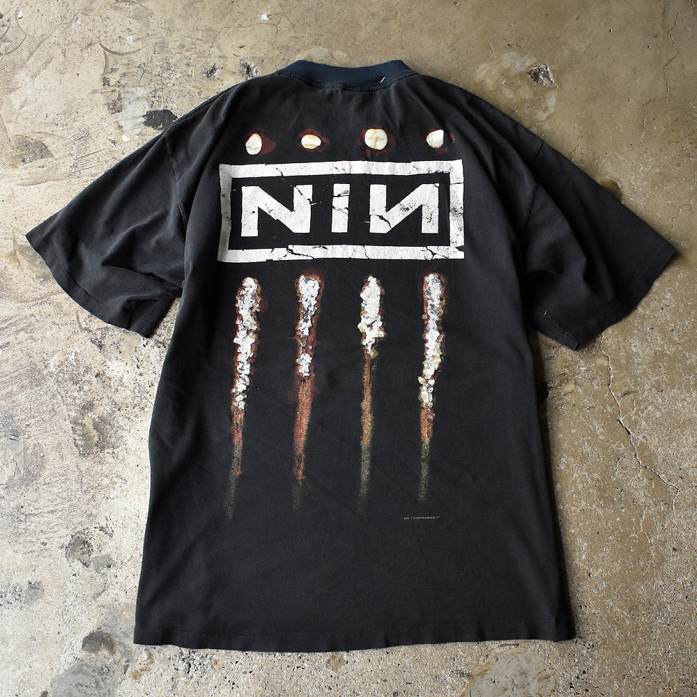 90's Nine Inch Nails “THE DOWNWARD SPIRAL” ロック Tシャツ 250721H