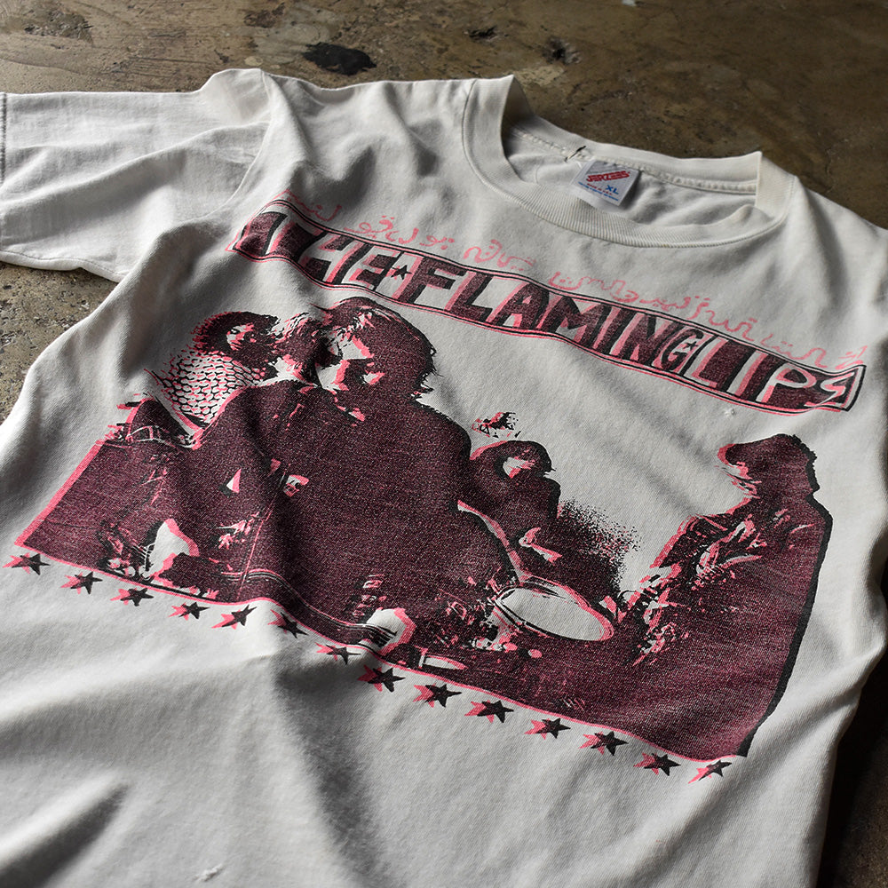 ザ・フレーミング・リップス フォトプリント バック スカル Tシャツ 90年代 USA製 ヴィンテージ