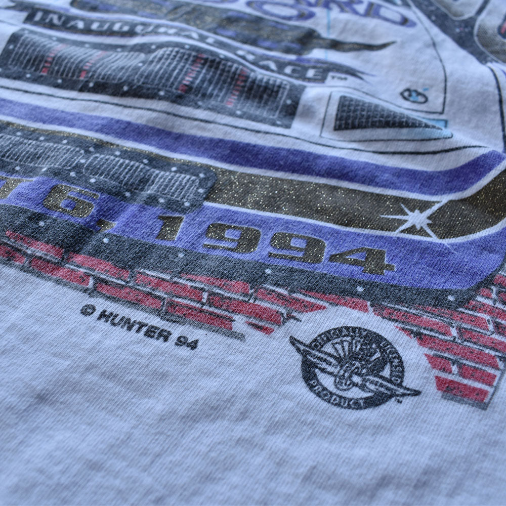 90’s　“Brickyard 400” ラメプリント レーシング Tシャツ　USA製　230506