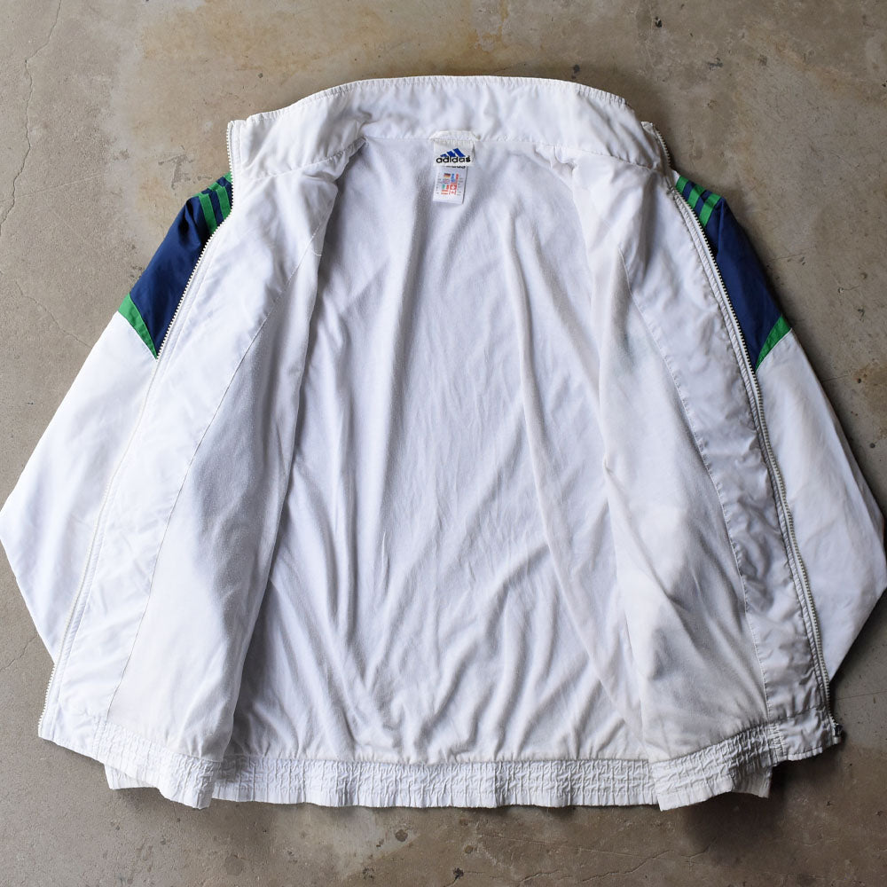 90’s adidas 裏地付き ナイロン トラックジャケット 250525H