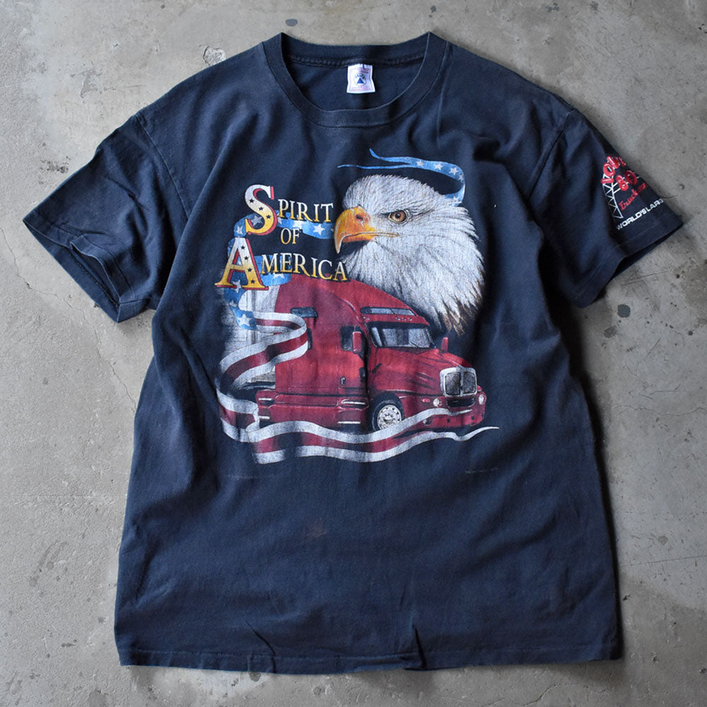 WALCOTT TRUCKERS JAMBOREE イーグル 星条旗 Tシャツ 1999年 USA製 ヴィンテージ