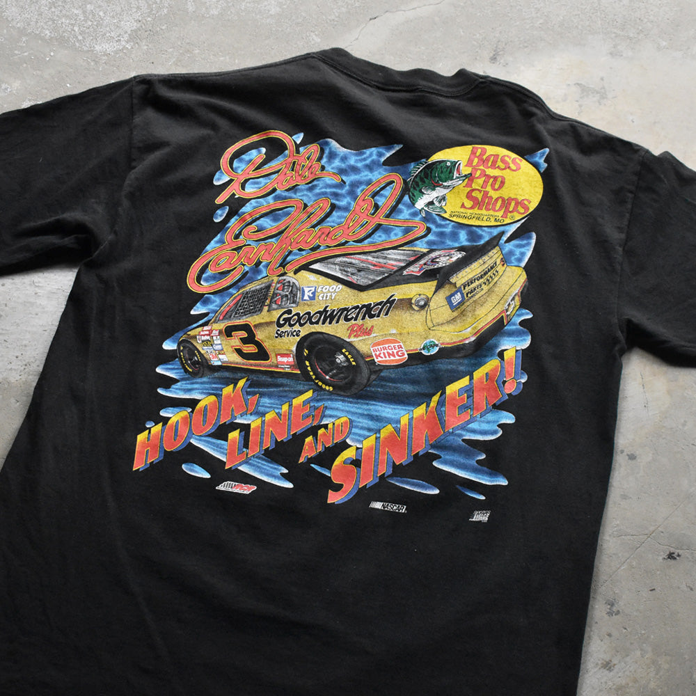 90’s “Dale Earnhardt #3 / Bass Pro Shop” レーシング Tシャツ USA製 240817