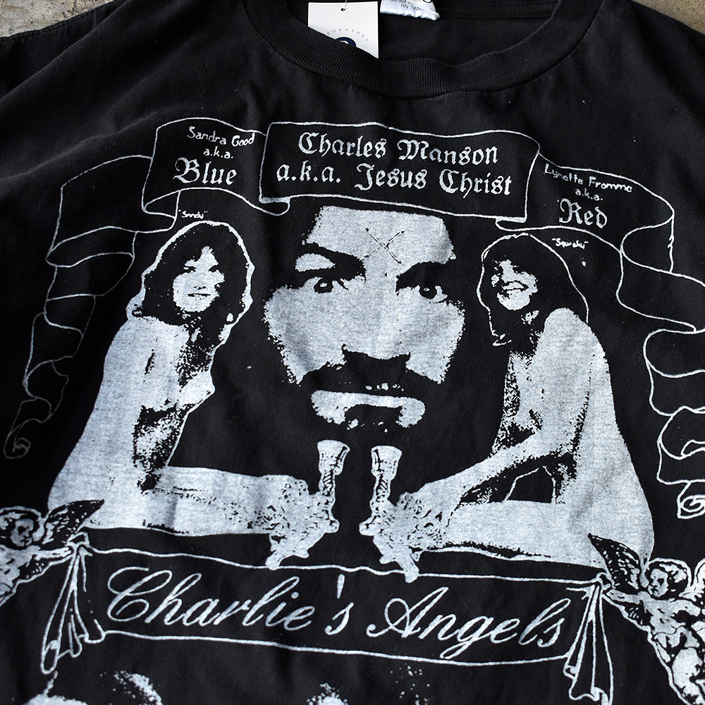 90's～ Charles Manson “マンソン・ファミリー” Tシャツ 250820H