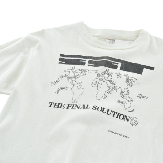 80's SST RECORDS / Raymond Pettibon "THE FINAL SOLUTION" ロックTシャツ  260109H