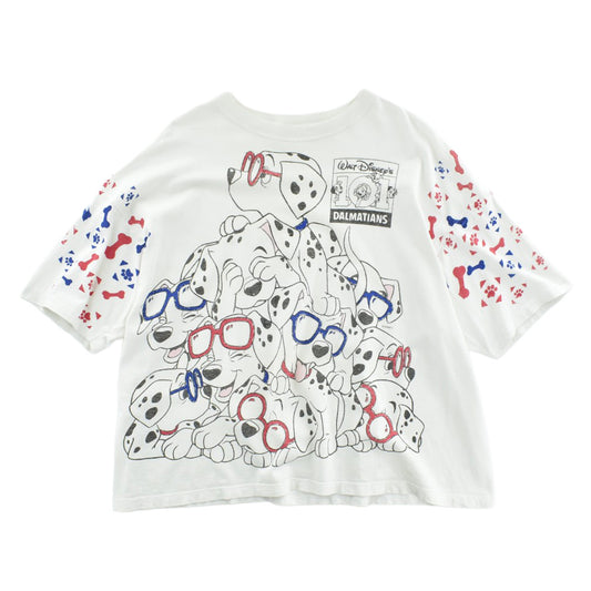 90's Disney "101 DALMATIANS" AOP Tシャツ 260508H