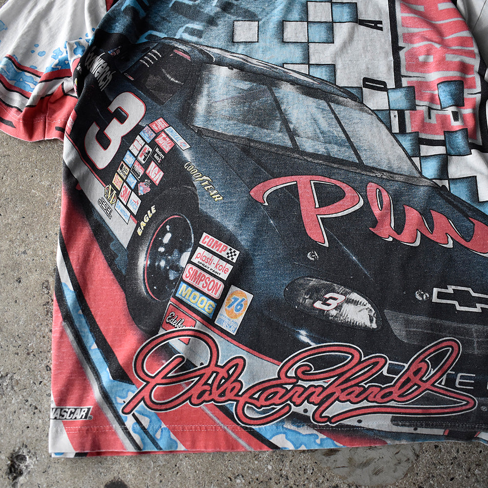 Y2K AOP！ CHASE authentics Racing Tシャツ USA製 250415H