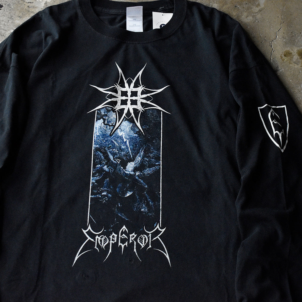Y2K Emperor "The Return of the Emperor" ロングスリーブ ロック Tシャツ 250812HT62