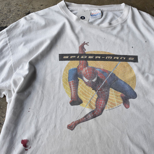 Y2K MARVEL "Spider-Man2" アメコミ ムービー Tシャツ 250718H