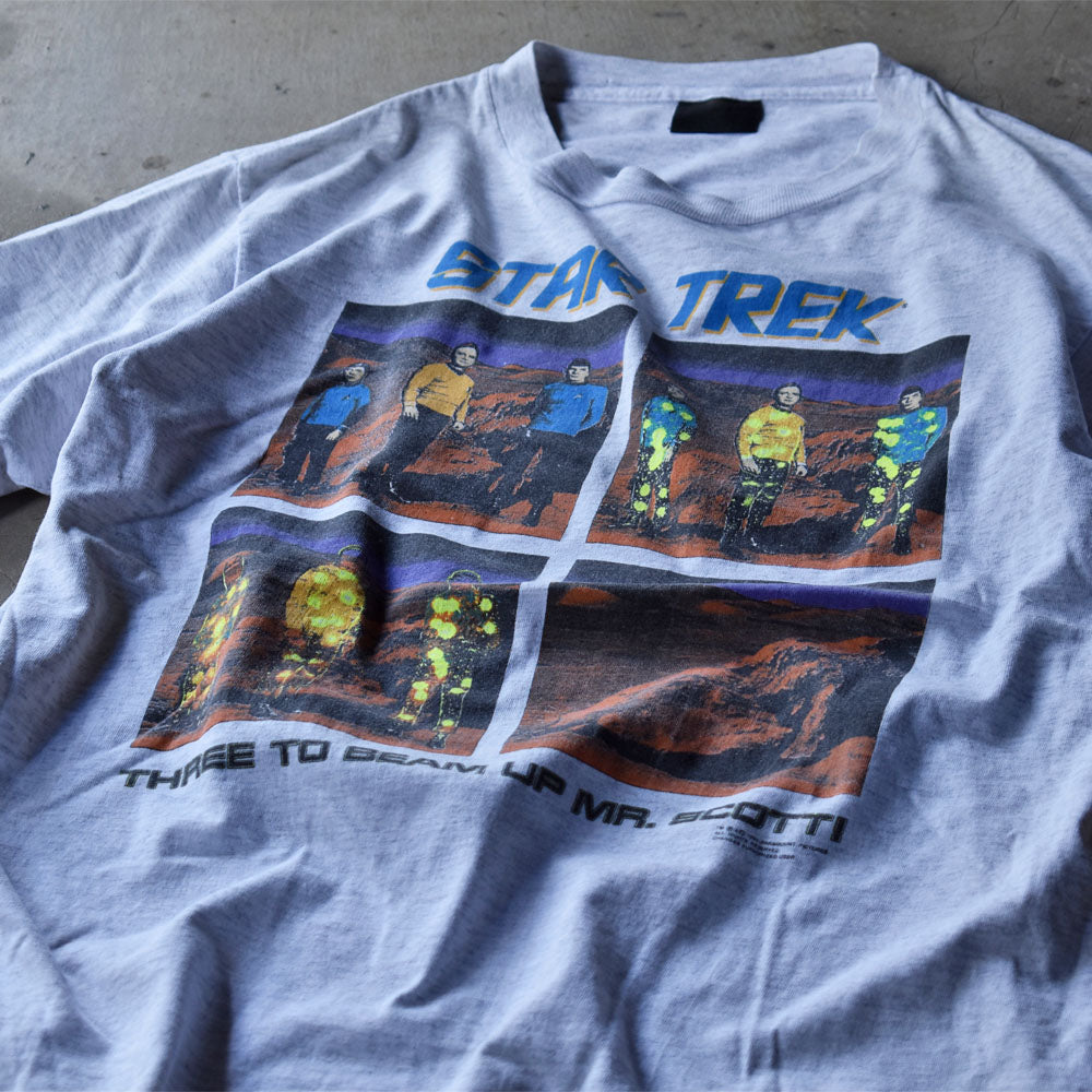 90's　Star Trek/スタートレック “THREE TO BEAM UP MR.SCOTTIE” Tシャツ　230812